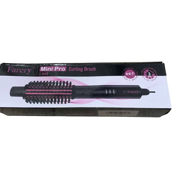 Farery Other - Farery Mini Pro Curling Brush 1 Inch. New‎ Open Box